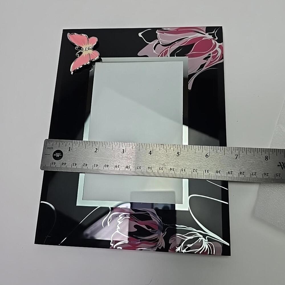 Pink Butterfly 6.5x 8.5 Picture Frame Vertical Spring Butterflies Photo Frame... - Picture 12 of 15